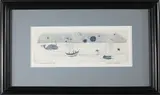 John F. Lochtefeld, Seascape and Night Sky, Etching on Paper