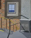 John Austin, Sankaty Head Light Interior, Tempera on Artist Board