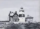 John Austin, Execution Rock, Tempera on Artist Board