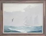 Gerald Taber, In The Fog, Oil on Canvas