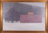 Donald Jurney, The Barn, Oil on Canvas