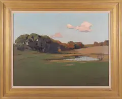 David Bareford, Small Pond, Oil on Canvas