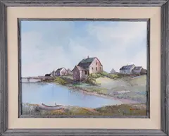 Hither Creek Madaket, Nantucket by Barbara Frazier, Acrylic on Canvas, offered Aug 2023