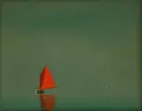 Robert Stark Jr., Red Sail on Calm Waters