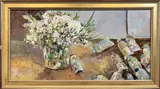 Peter Guarino, Floral Still Life, Oil on Canvas