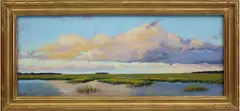 Lisa Gleim, Marsh Glow, Pastel on Paper