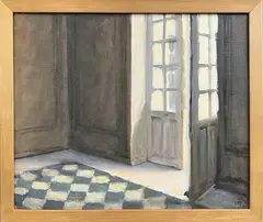 A French Interior by Joan Griswold, Oil on Linen, offered Jul 2022
