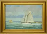 William Lowe, Schooner Rounding Brant Point
