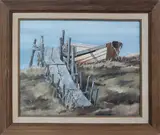Roy Bailey, Madaket Dory,, Oil on Board