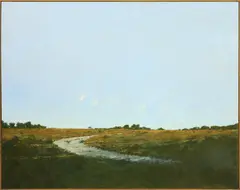 Kenneth Layman, Barrett Farm Road, Oil on Board