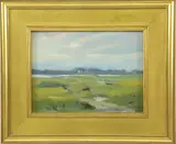 Elle Foley, Sunlight Shore, Oil on Board Titled