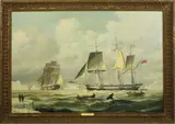 The Whalers by Salvatore Colacicco, Oil on Wood Panel, offered Apr 2022