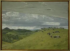 Rackstraw Downes, In Hungerfords Pasture, Oil on Canvas