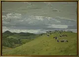 Rackstraw Downes, In Hungerfords Pasture, Oil on Canvas