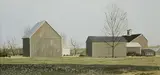 John Austin, Red Barns South Glastonbury, Tempera on Panel