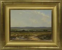 Frank Corso, Distant Views, Oil on Canvas Board