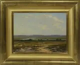 Frank Corso, Distant Views, Oil on Canvas Board