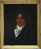 Portrait of Captain Obed Bunker of Nantucket by Charles Bruno Donat Delin, Oil on Canvas, offered Aug 2022