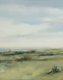 Roy Bailey, Peaceful Nantucket Harbor,, Oil on Canvas