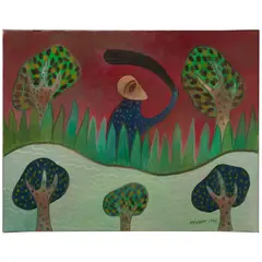 Manuel Mendive, Untitled, 1999, acrylic on canvas