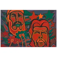 Raúl Martínez, Untitled, circa 1972, oil on canvas