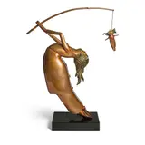 Pedro Pablo Oliva, La pescadora y el silencio, 2025, bronze