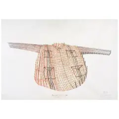 Los Carpinteros, Guayabera, watercolor, pen and ink on paper