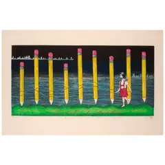 Sandra Ramos, El Hilo de Ariadna, 2012, etching & aquatint on paper