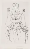 Henri Matisse, Plate 331, from Étude pour Poèmes de Charles d'Orléans (Duthuit 560)