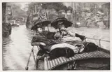 James Tissot, La Tamise (Wentworth 20), 1876, Etching and drypoint on laid paper with 'D & C' watermark