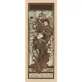 Alphonse Mucha, Lorenzaccio, from Les Maîtres de l'Affiche (Rennert/Weill 20), c. 1895, Lithograph in colors on wove paper