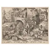 Pieter Bruegel the Elder, The Seven Deadly Sins (New Hollstein 21-27, Van Bastelaer 125-131, Lebeer 18-24), 1558