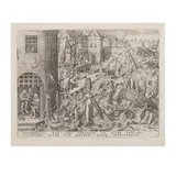 Pieter Bruegel the Elder, Hope (Spes), from The Seven Virtues (New Hollstein 14, Van Bastelaer 133, Lebeer 32), 1559-60, Engraving on laid paper without watermark, the first (and only) state