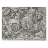 Pieter Bruegel the Elder, The Descent of Christ into Limbo (New Hollstein 7, Van Bastelaer 115, Lebeer 38), c. 1561, Engraving on laid paper with indistinct watermark, New Hollstein's first state (of 2)