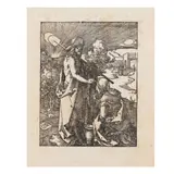 Albrecht Durer, Christ Appearing to Mary Magdalene, from The Small Passion (Bartsch 47, Meder, Hollstein 156, Schoch, Mende, Scherbaum 217)
