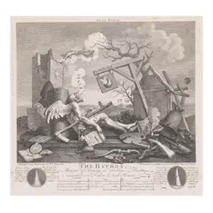William Hogarth, Tail Piece (The Bathos) (Paulson 216), 1764, Etching with engraving on wove paper, the only state