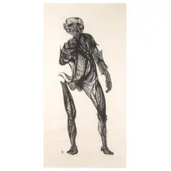 Leonard Baskin, Man of Peace; The Hydrogen Man (Fern/O'Sullivan 180; 249), 1952; 1954, Two woodcuts on japon paper, each signed in pencil and titled