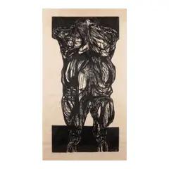 Leonard Baskin, The Great Bird Man; Pig (Fern/O'Sullivan 447; not in Fern/O'Sullivan), 1963; 1979