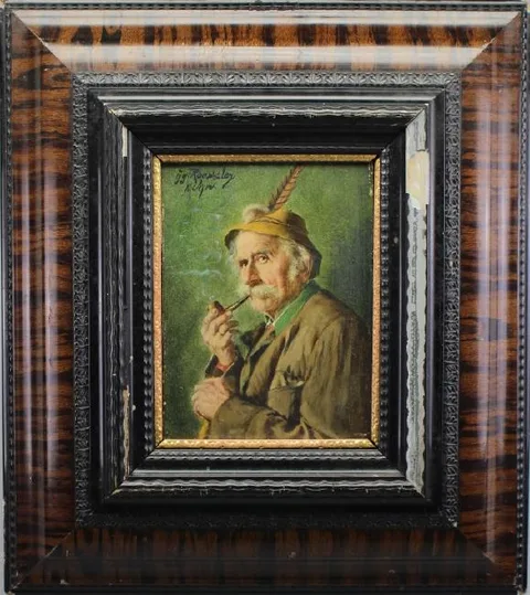 Georg Roessler, Untitled, Oil on board
