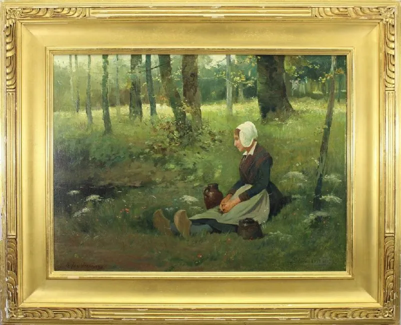 Untitled by Florimond Van Acker, Oil on canvas, offered Aug 2018