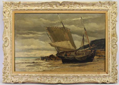 Untitled by Émile Louis Vernier, Oil, offered Aug 2018
