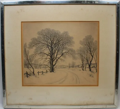 Untitled by Ronau Woiceske, Etching, sold Aug 2018