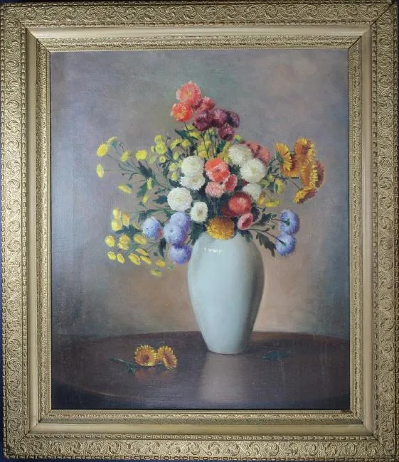 Untitled by Lila Norma Shelby, Oil on canvas, sold Aug 2018