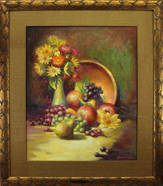 Untitled by Richard Sedlon, Oil on board, offered Aug 2018