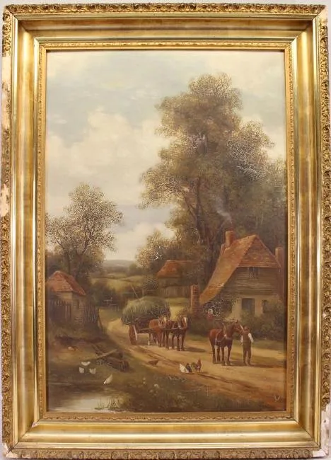 Untitled by Charles Vickers, Oil, offered Aug 2018