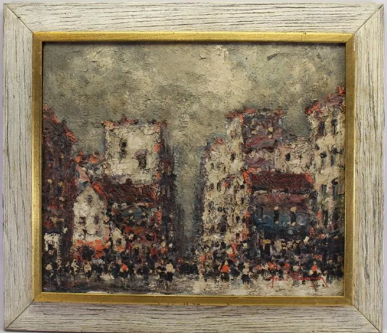 Untitled by Jean Remy, Oil on canvas, sold Aug 2018