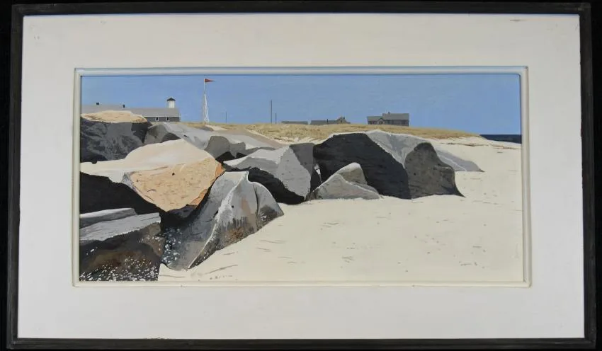John Austin, Brant Point, Tempera on board