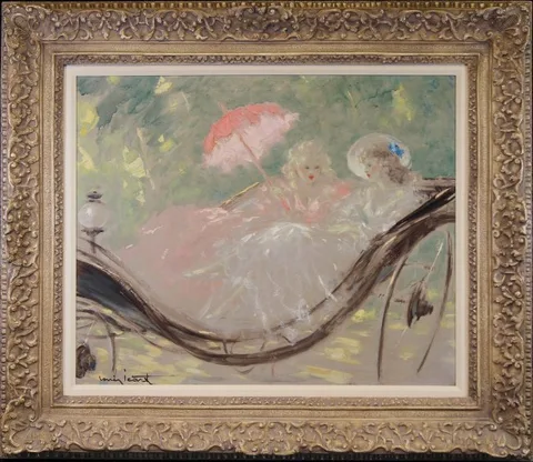 Louis Icart, Untitled, Oil on board