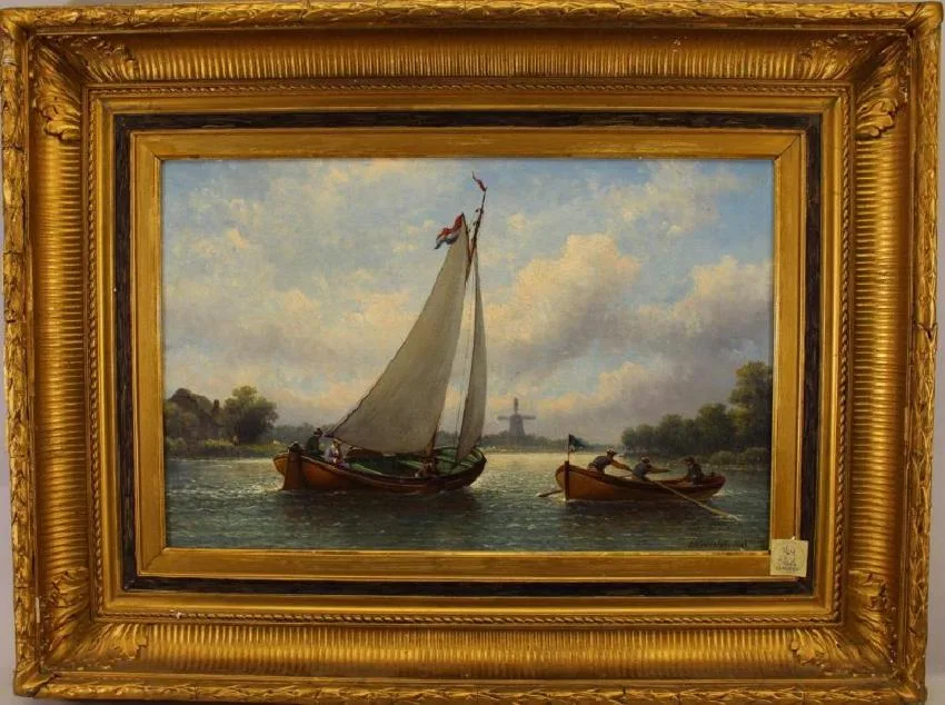 Eduard Alexander Hilverdink, Untitled, oil on canvas