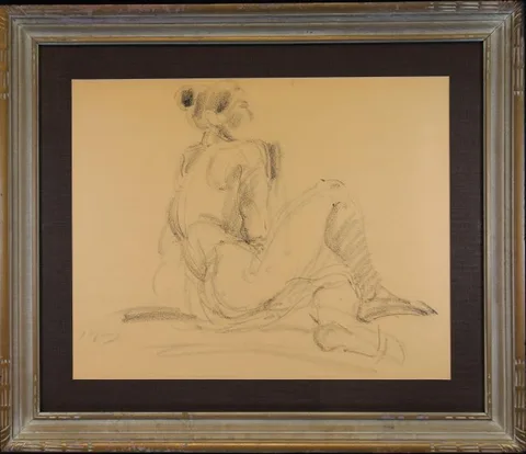 Maurice Sterne, Untitled, Charcoal